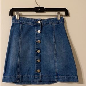 Denim skirt